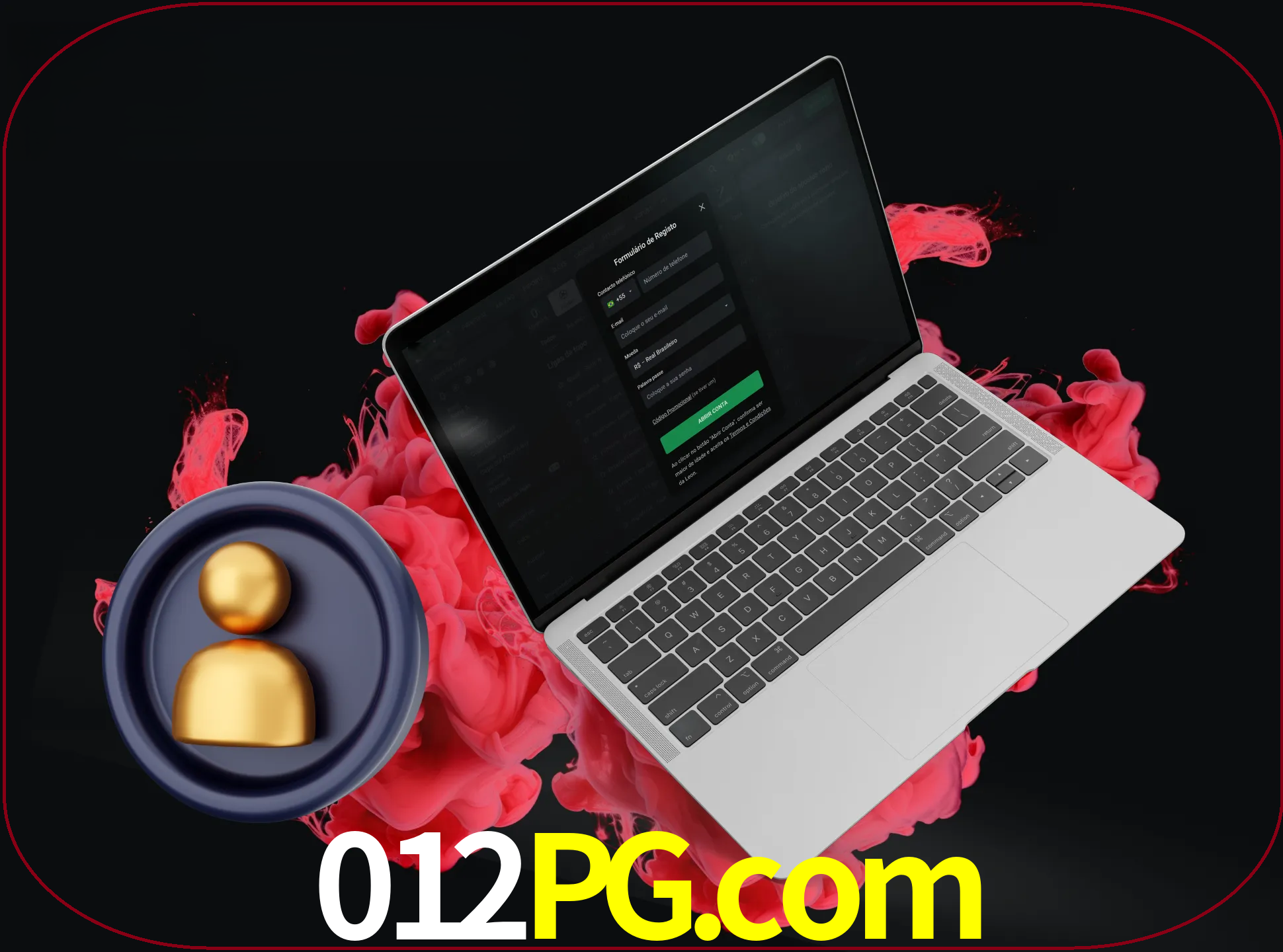 No cabeçalho do site 012pg, clique no botão que o levará a um formulário especial onde terá de introduzir as suas informações actuais.