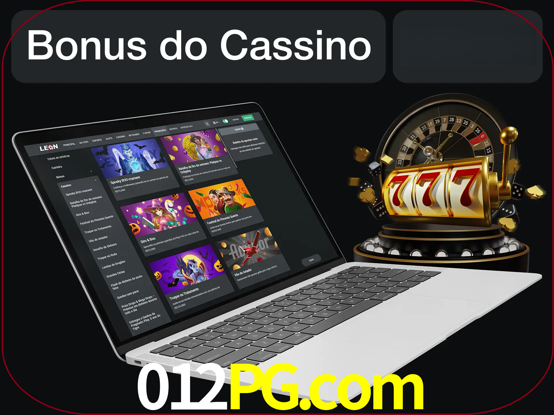 Use o bônus do cassino para começar melhor.